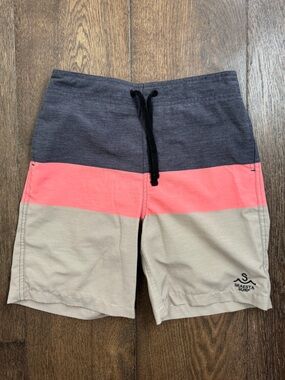 Seaesta Surf Boys Colorblock Swim Shorts Sz 9